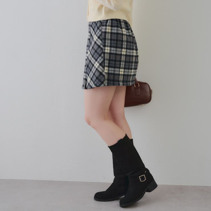 チェックプリーツミニスカート | RMAF　NICE CLAUP / OLIVE des OLIVE | 詳細画像26 