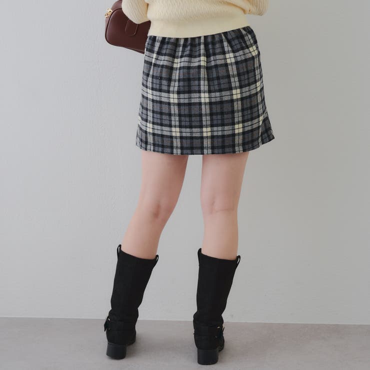 チェックプリーツミニスカート | RMAF　NICE CLAUP / OLIVE des OLIVE | 詳細画像27 