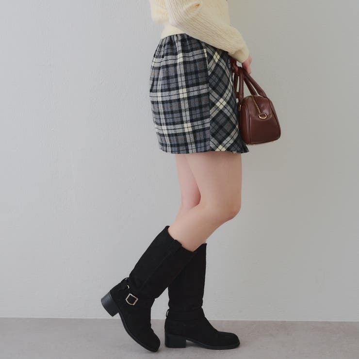 チェックプリーツミニスカート | RMAF　NICE CLAUP / OLIVE des OLIVE | 詳細画像28 