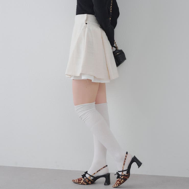 【セットアップ対応】ツイード裾チラリミニスカート | RMAF　NICE CLAUP / OLIVE des OLIVE | 詳細画像12 