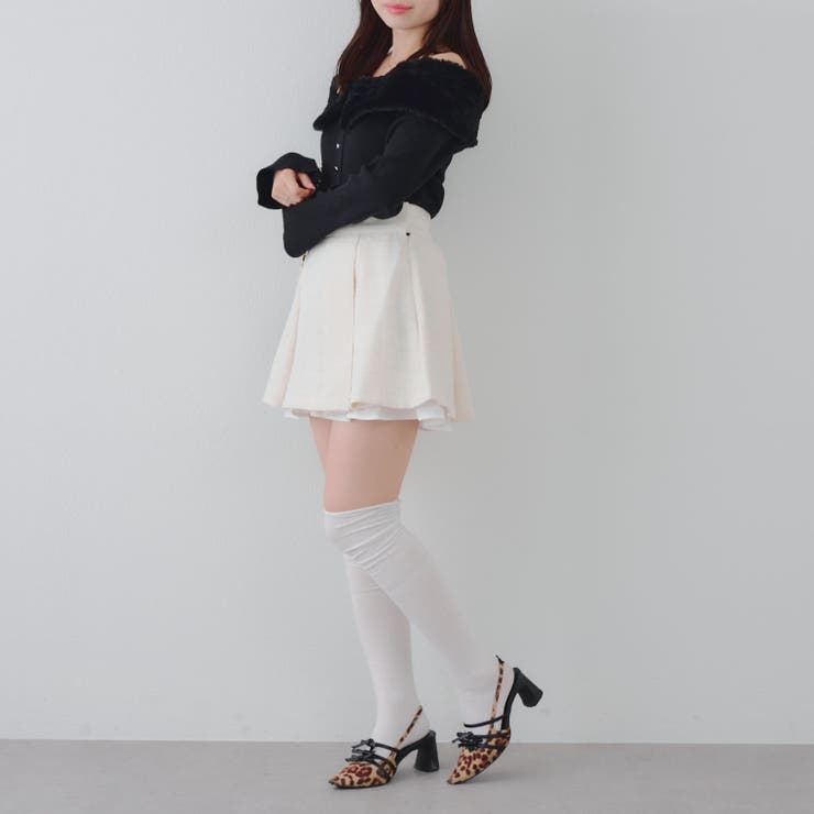 【セットアップ対応】ツイード裾チラリミニスカート | RMAF　NICE CLAUP / OLIVE des OLIVE | 詳細画像17 