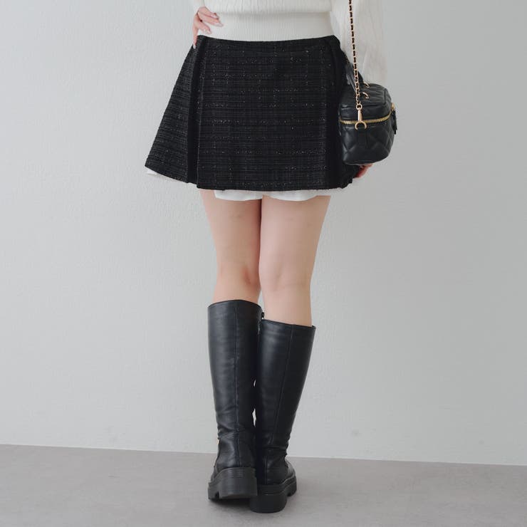 【セットアップ対応】ツイード裾チラリミニスカート | RMAF　NICE CLAUP / OLIVE des OLIVE | 詳細画像26 