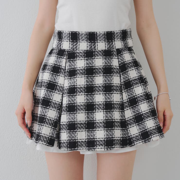 【セットアップ対応】ツイード裾チラリミニスカート | RMAF　NICE CLAUP / OLIVE des OLIVE | 詳細画像34 