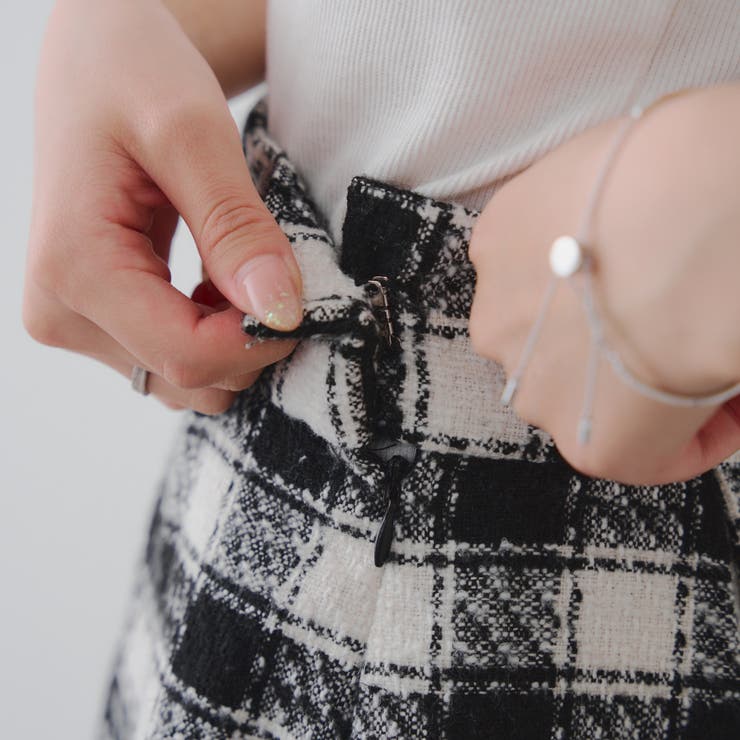 【セットアップ対応】ツイード裾チラリミニスカート | RMAF　NICE CLAUP / OLIVE des OLIVE | 詳細画像38 