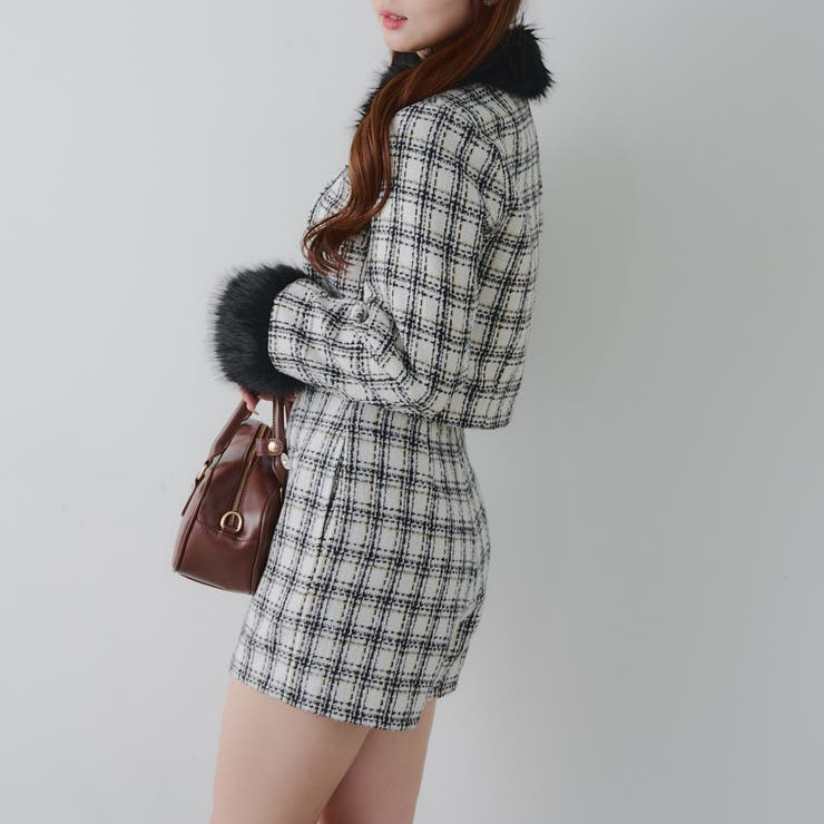 【Holiday collection】ツイードショートパンツ | NICE CLAUP / OLIVE des OLIVE　OUTLET | 詳細画像6 