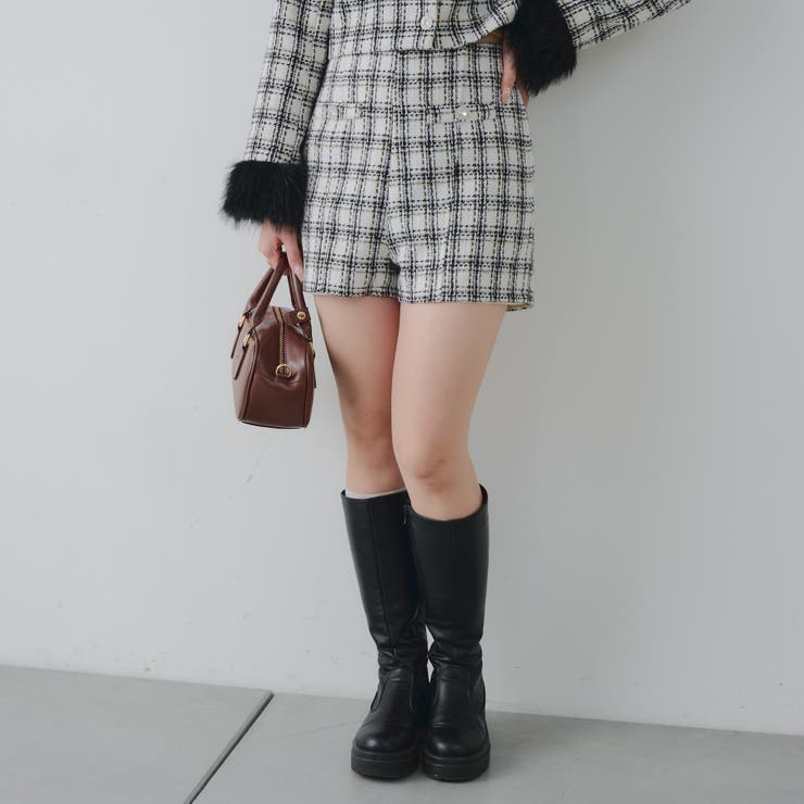 【Holiday collection】ツイードショートパンツ | NICE CLAUP / OLIVE des OLIVE　OUTLET | 詳細画像7 