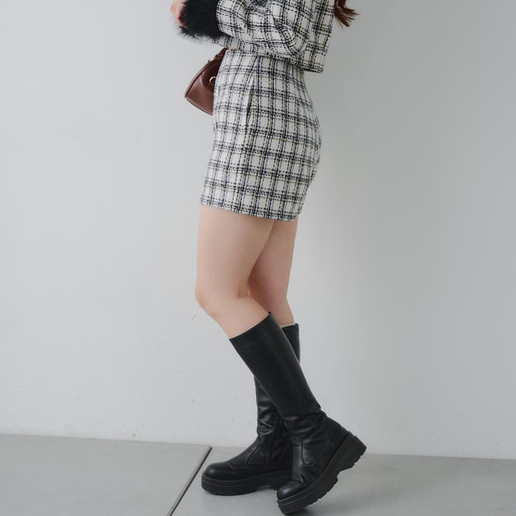 【Holiday collection】ツイードショートパンツ | NICE CLAUP / OLIVE des OLIVE　OUTLET | 詳細画像9 