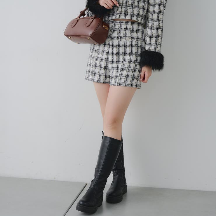 【Holiday collection】ツイードショートパンツ | NICE CLAUP / OLIVE des OLIVE　OUTLET | 詳細画像11 