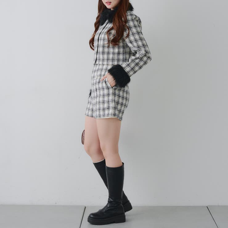 【Holiday collection】ツイードショートパンツ | NICE CLAUP / OLIVE des OLIVE　OUTLET | 詳細画像16 