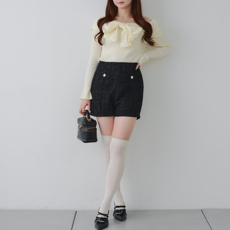 【Holiday collection】ツイードショートパンツ | NICE CLAUP / OLIVE des OLIVE　OUTLET | 詳細画像43 