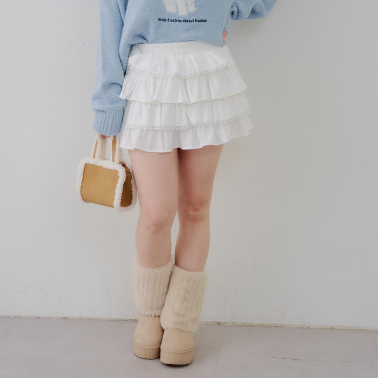 レースフリルミニスカート | NICE CLAUP / OLIVE des OLIVE　OUTLET | 詳細画像6 