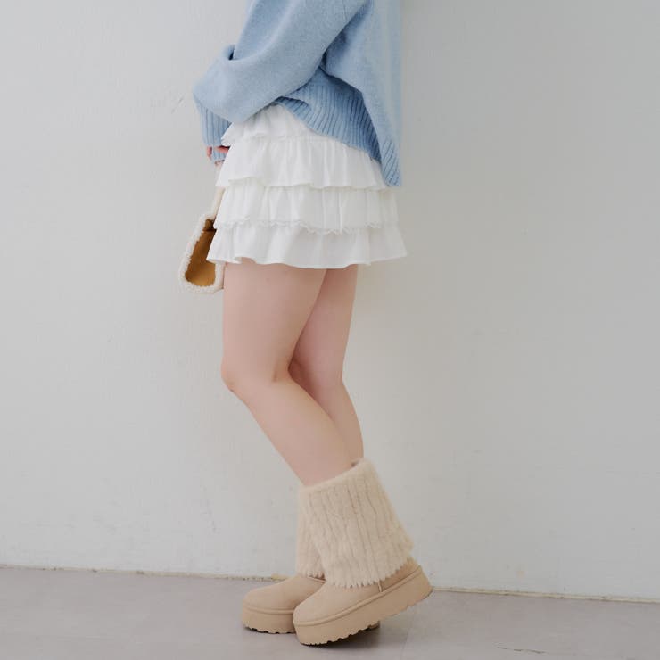 レースフリルミニスカート | NICE CLAUP / OLIVE des OLIVE　OUTLET | 詳細画像8 