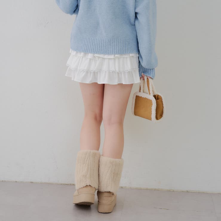 レースフリルミニスカート | NICE CLAUP / OLIVE des OLIVE　OUTLET | 詳細画像9 