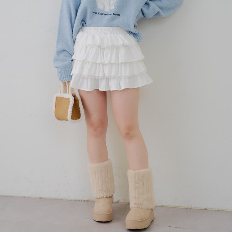 レースフリルミニスカート | NICE CLAUP / OLIVE des OLIVE　OUTLET | 詳細画像10 