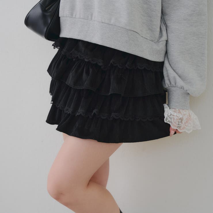 レースフリルミニスカート | NICE CLAUP / OLIVE des OLIVE　OUTLET | 詳細画像12 