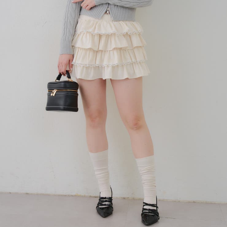 レースフリルミニスカート | NICE CLAUP / OLIVE des OLIVE　OUTLET | 詳細画像30 