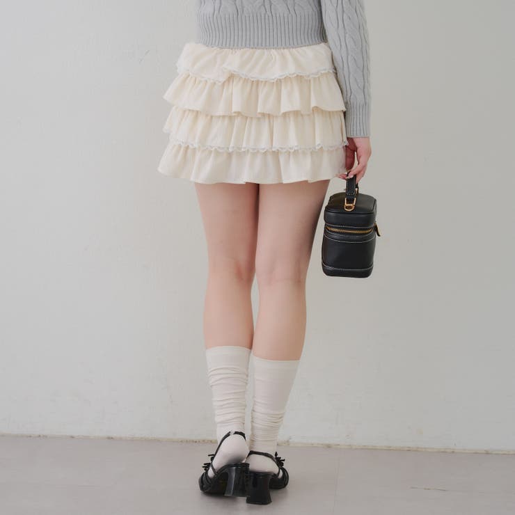 レースフリルミニスカート | NICE CLAUP / OLIVE des OLIVE　OUTLET | 詳細画像32 