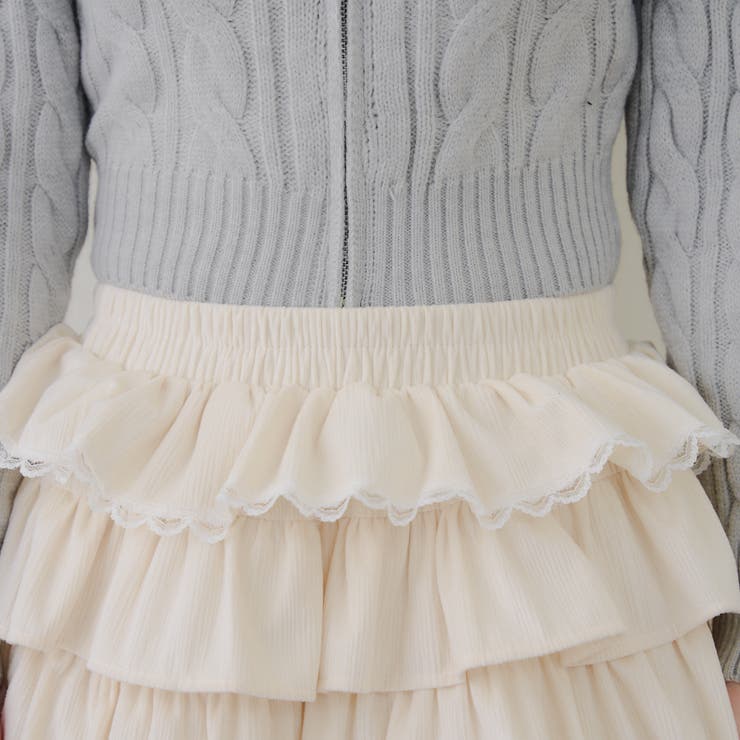 レースフリルミニスカート | NICE CLAUP / OLIVE des OLIVE　OUTLET | 詳細画像36 