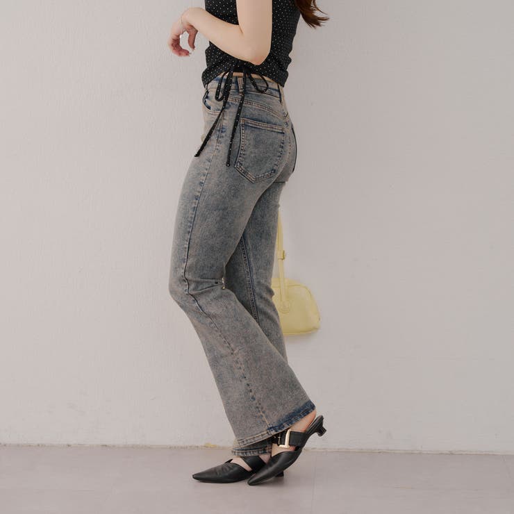 【2サイズ展開】デニムフレアパンツ | NICE CLAUP / OLIVE des OLIVE　OUTLET | 詳細画像5 