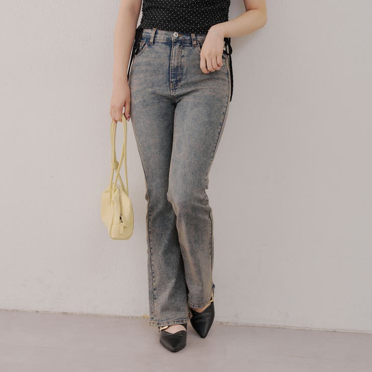 【2サイズ展開】デニムフレアパンツ | NICE CLAUP / OLIVE des OLIVE　OUTLET | 詳細画像7 