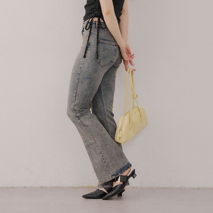 【2サイズ展開】デニムフレアパンツ | NICE CLAUP / OLIVE des OLIVE　OUTLET | 詳細画像8 