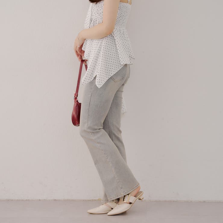 【2サイズ展開】デニムフレアパンツ | NICE CLAUP / OLIVE des OLIVE　OUTLET | 詳細画像15 