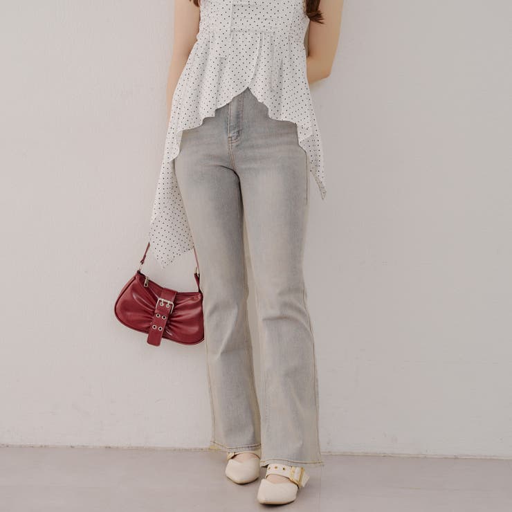 【2サイズ展開】デニムフレアパンツ | NICE CLAUP / OLIVE des OLIVE　OUTLET | 詳細画像16 