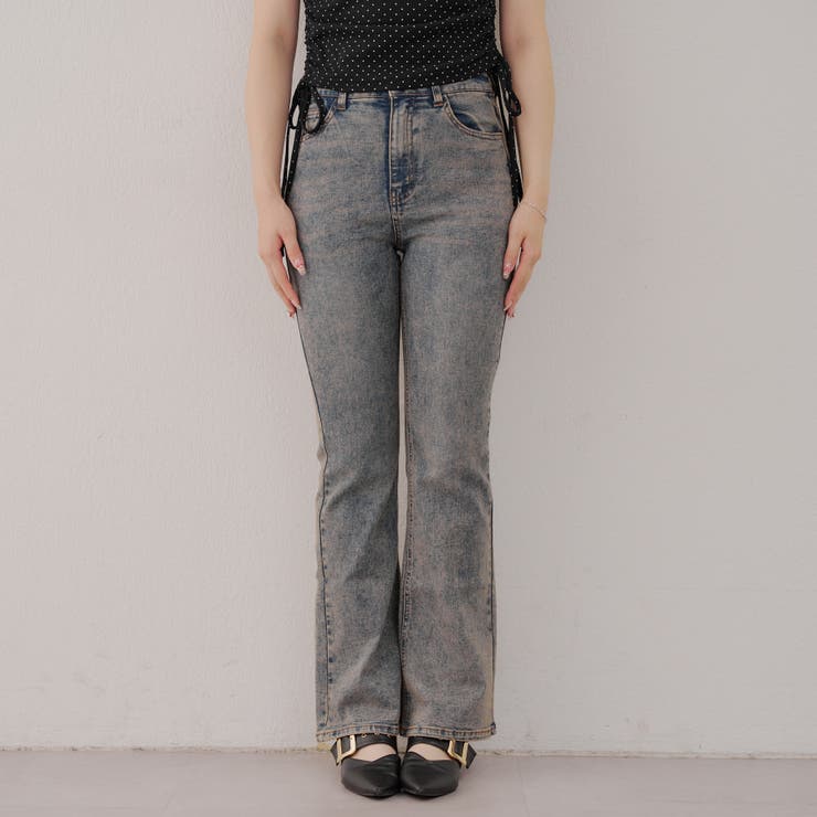 【2サイズ展開】デニムフレアパンツ | NICE CLAUP / OLIVE des OLIVE　OUTLET | 詳細画像21 