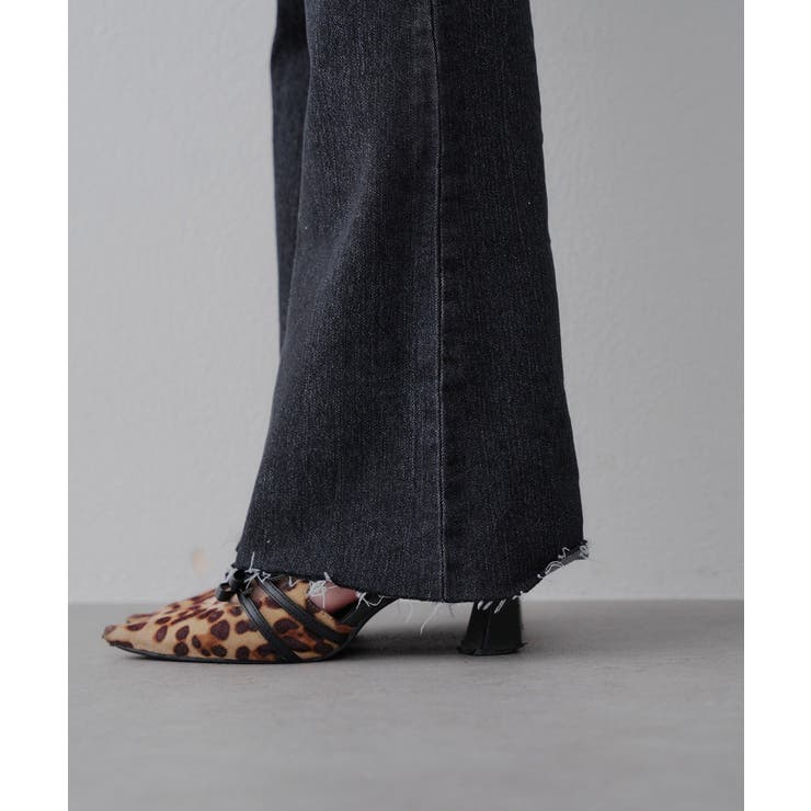 脇レースアップフレアパンツ | NICE CLAUP / OLIVE des OLIVE　OUTLET | 詳細画像40 