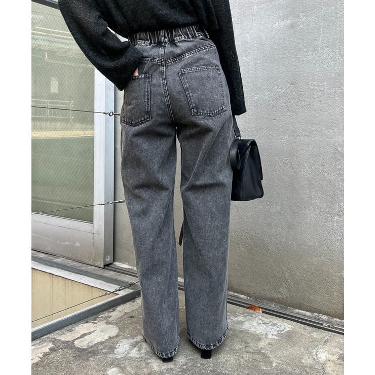 【サイズ展開あり】ストーン付デニムフレアパンツ | NICE CLAUP / OLIVE des OLIVE　OUTLET | 詳細画像12 