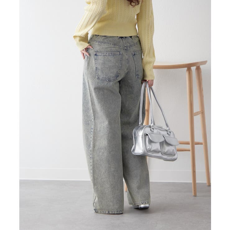 【サイズ展開あり】ストーン付デニムフレアパンツ | NICE CLAUP / OLIVE des OLIVE　OUTLET | 詳細画像19 