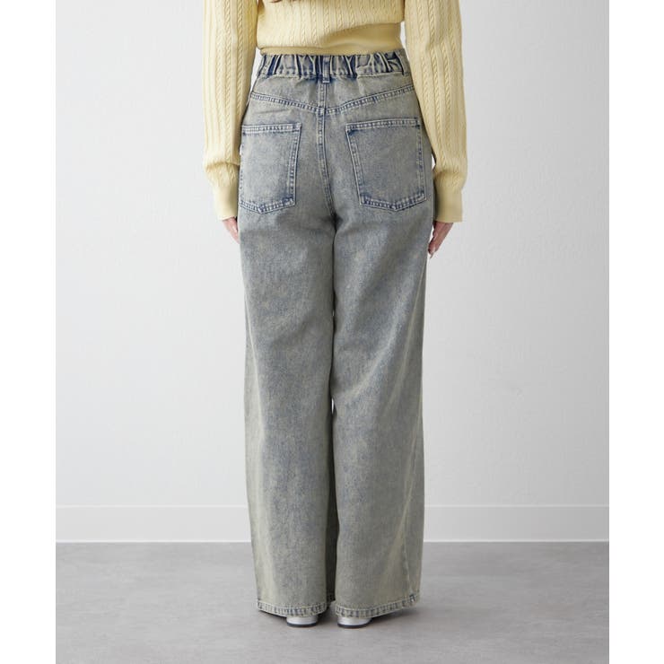 【サイズ展開あり】ストーン付デニムフレアパンツ | NICE CLAUP / OLIVE des OLIVE　OUTLET | 詳細画像24 