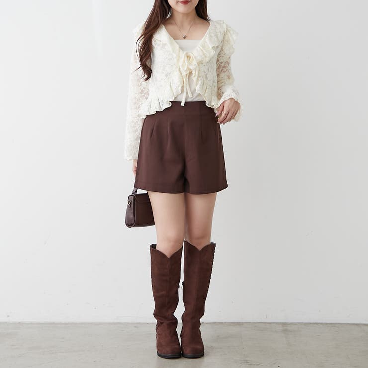ハイウエストショートパンツ | RMAF　NICE CLAUP / OLIVE des OLIVE | 詳細画像10 