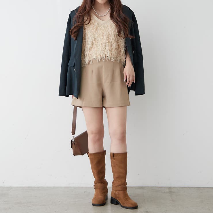 ハイウエストショートパンツ | RMAF　NICE CLAUP / OLIVE des OLIVE | 詳細画像19 