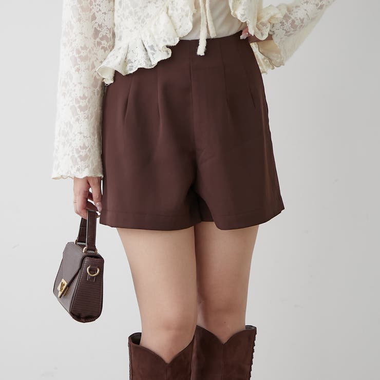 ハイウエストショートパンツ | RMAF　NICE CLAUP / OLIVE des OLIVE | 詳細画像2 