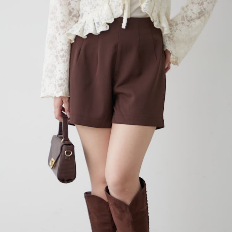 ハイウエストショートパンツ | RMAF　NICE CLAUP / OLIVE des OLIVE | 詳細画像3 