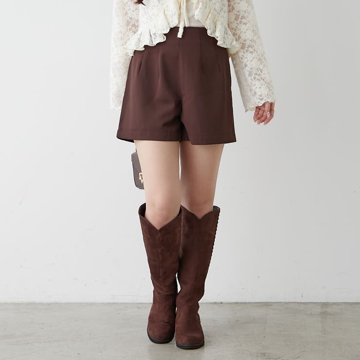ハイウエストショートパンツ | RMAF　NICE CLAUP / OLIVE des OLIVE | 詳細画像4 