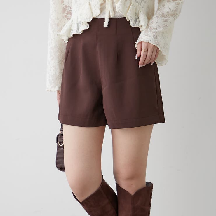 ブラウン | ハイウエストショートパンツ | RMAF　NICE CLAUP / OLIVE des OLIVE