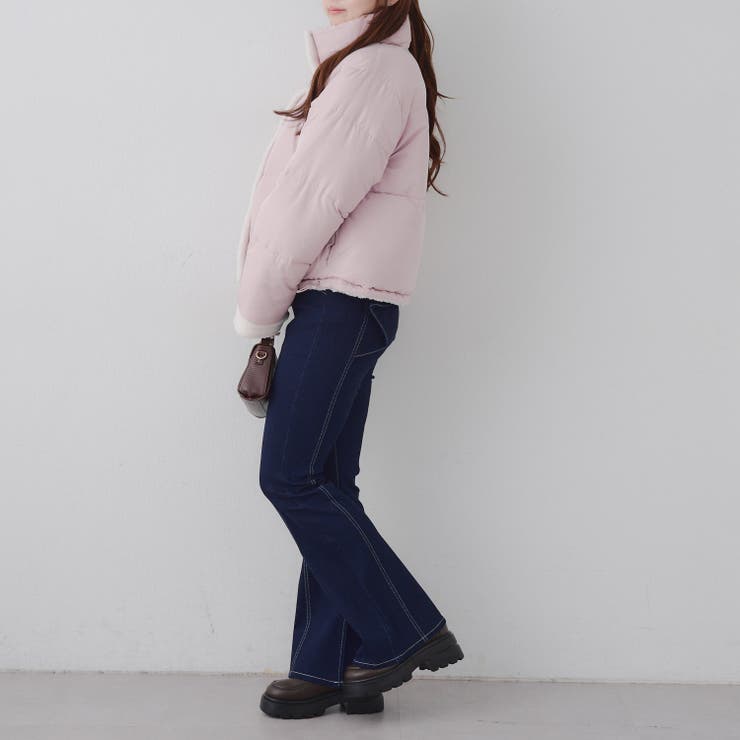 【3サイズ展開】後ろ姿まで可愛い、リボンデニムフレアパンツ | RMAF　NICE CLAUP / OLIVE des OLIVE | 詳細画像51 