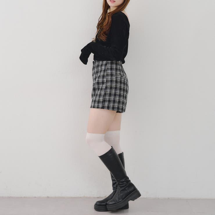 【ツイードコレクション】チェックショートパンツ | RMAF　NICE CLAUP / OLIVE des OLIVE | 詳細画像9 