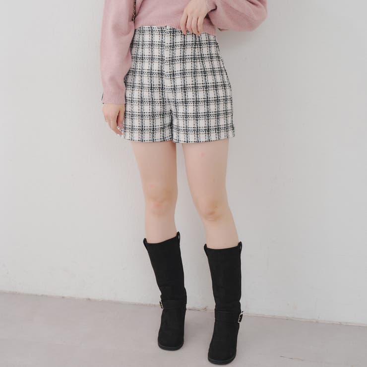【ツイードコレクション】チェックショートパンツ | RMAF　NICE CLAUP / OLIVE des OLIVE | 詳細画像10 
