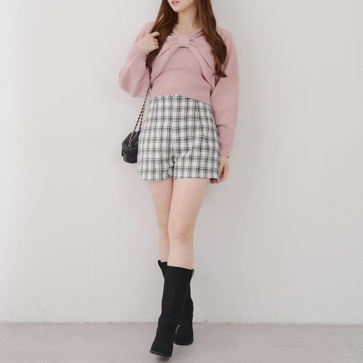 【ツイードコレクション】チェックショートパンツ | RMAF　NICE CLAUP / OLIVE des OLIVE | 詳細画像14 