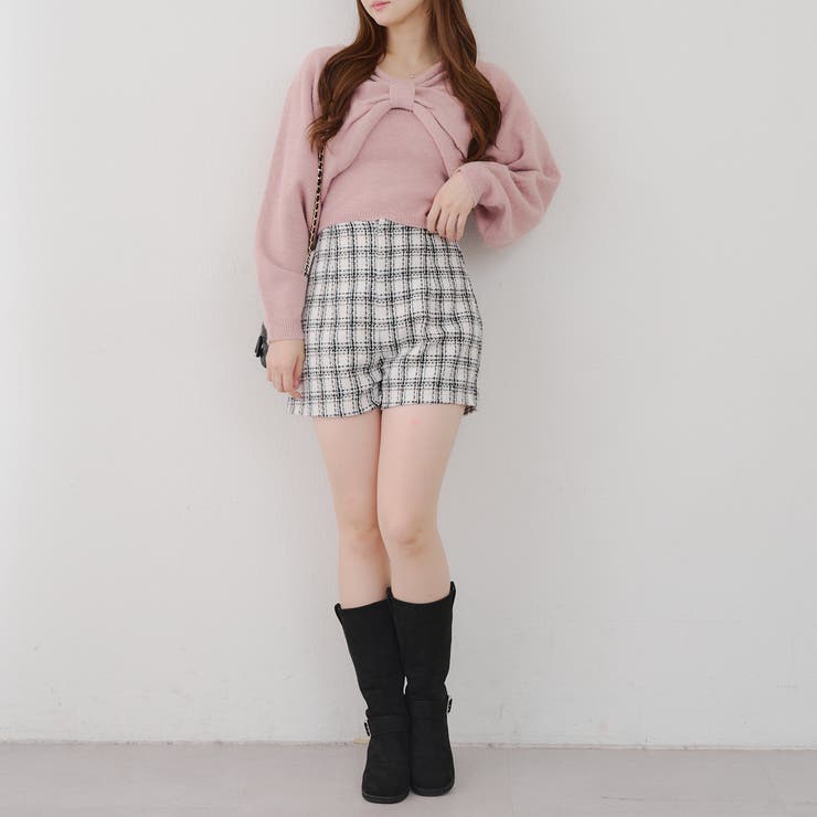 【ツイードコレクション】チェックショートパンツ | RMAF　NICE CLAUP / OLIVE des OLIVE | 詳細画像16 