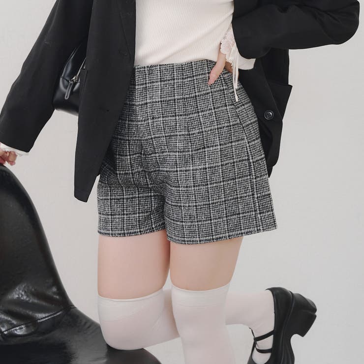 【ツイードコレクション】チェックショートパンツ | RMAF　NICE CLAUP / OLIVE des OLIVE | 詳細画像18 