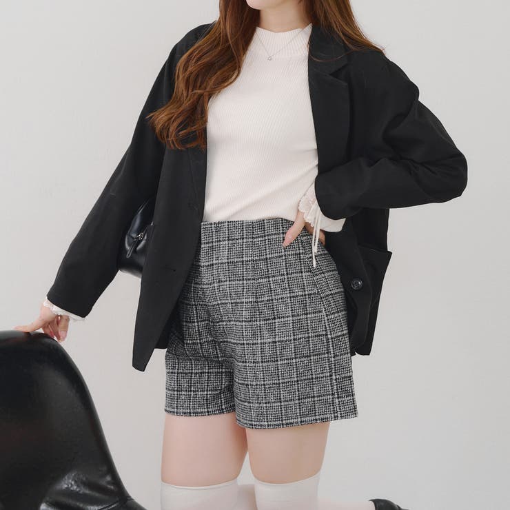 【ツイードコレクション】チェックショートパンツ | RMAF　NICE CLAUP / OLIVE des OLIVE | 詳細画像19 