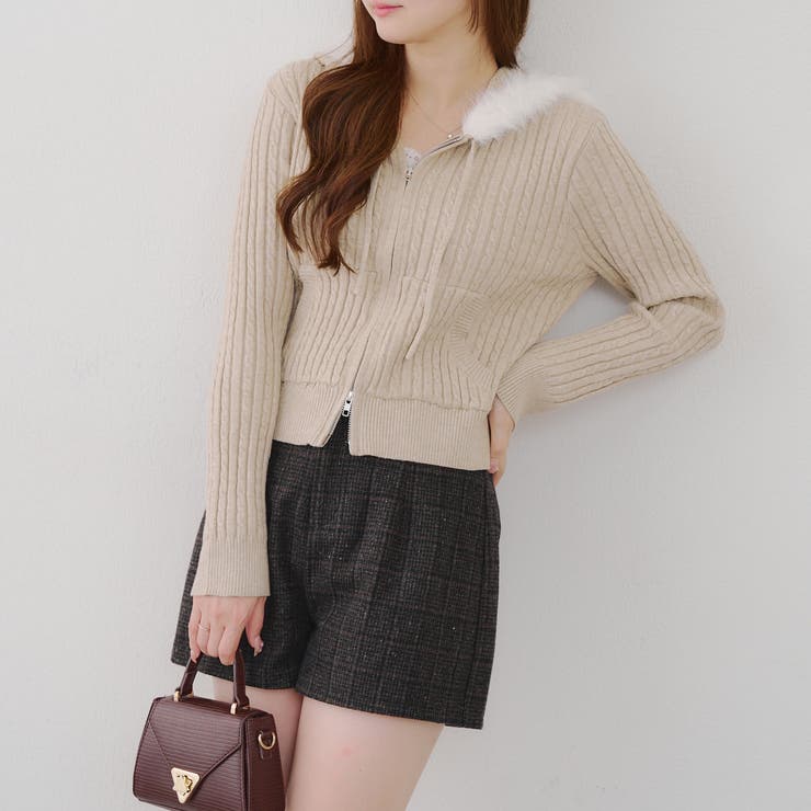 【ツイードコレクション】チェックショートパンツ | RMAF　NICE CLAUP / OLIVE des OLIVE | 詳細画像31 