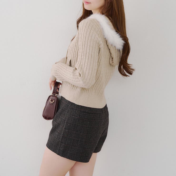 【ツイードコレクション】チェックショートパンツ | RMAF　NICE CLAUP / OLIVE des OLIVE | 詳細画像32 