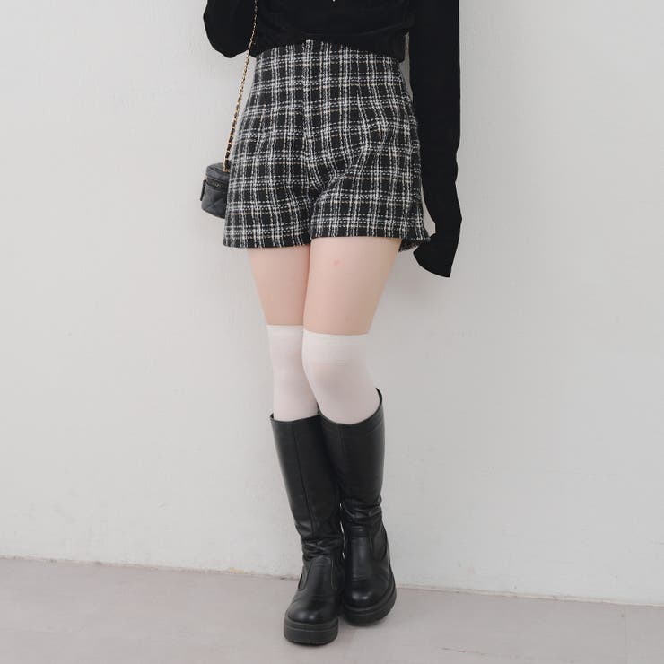 【ツイードコレクション】チェックショートパンツ | RMAF　NICE CLAUP / OLIVE des OLIVE | 詳細画像3 