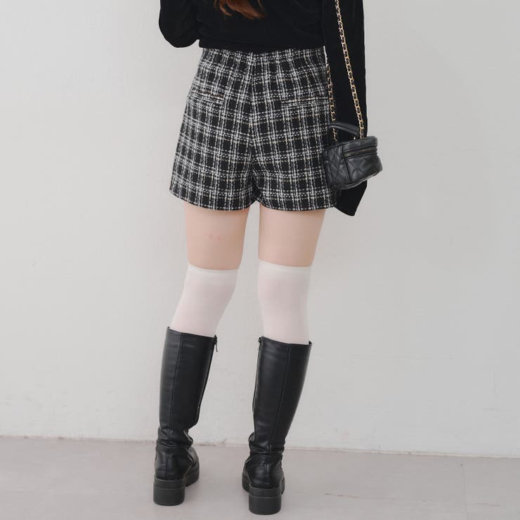 【ツイードコレクション】チェックショートパンツ | RMAF　NICE CLAUP / OLIVE des OLIVE | 詳細画像5 