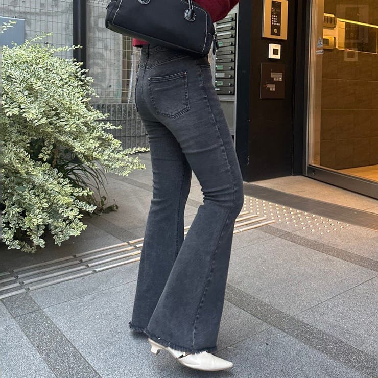 【2サイズ展開】スタッズセミフレアデニム | RMAF　NICE CLAUP / OLIVE des OLIVE | 詳細画像21 